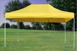 Delta Canopy F Model 10'x15' Yellow - Pop Up Tent Pro