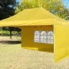 Delta Canopy E Model 10'x15' Yellow - Pop Up Tent Pop Up Tents