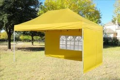 Delta Canopy E Model 10'x15' Yellow - Pop Up Tent Pop Up Tents