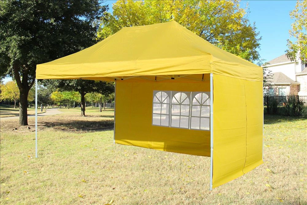 Delta Canopy E Model 10'x15' Yellow - Pop Up Tent Pop Up Tents 1 Delta Canopy E Model 10'x15' Yellow - Pop Up Tent Pop Up Tents