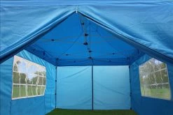 Delta Canopy F Model 10'x15' Sky Blue - Pop Up Tent Pro Pop Up Tents