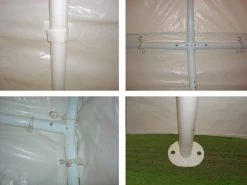 Delta Canopy Party Tents PE Party Tent 20'x10' (Dome) - White