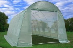 Delta Canopy Greenhouses Greenhouse 20'x10'+Sun Shade Cover - Round Top