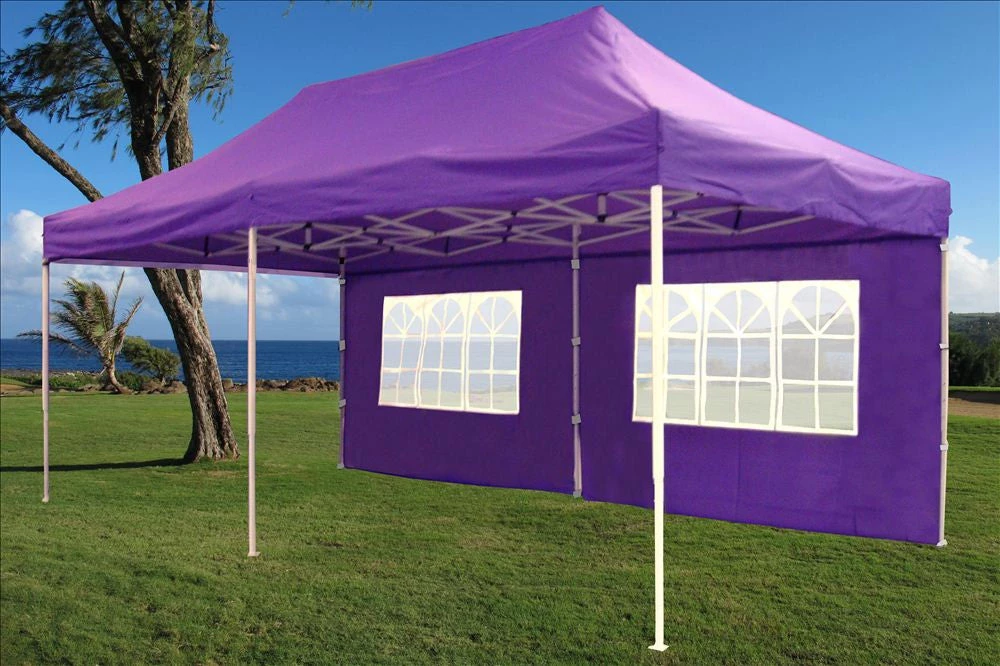 Delta Canopy Pop Up Tents E Model 10'x20' Purple - Pop Up Tent 2 Delta Canopy Pop Up Tents E Model 10'x20' Purple - Pop Up Tent