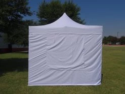 Delta Canopy Fire Retardant Tents F Model 10'x10' White - Fire Retardant Pop Up Tent Pro