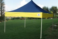Delta Canopy E Model 10'x10' Navy Blue Yellow - Pop Up Tent