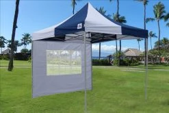 Delta Canopy E Model 10'x10' Navy Blue White - Pop Up Tent Pop Up Tents
