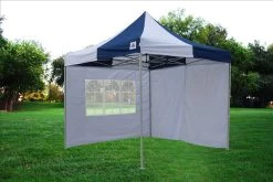 Delta Canopy F Model 10'x10' Navy Blue/White - Pop Up Tent Pro