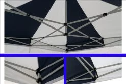 Delta Canopy F Model 10'x10' Navy Blue/White - Pop Up Tent Pro