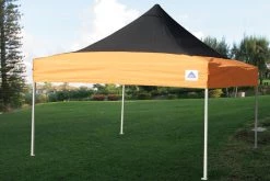 Delta Canopy E Model 10'x10' Black Orange - Pop Up Tent
