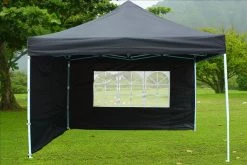 Delta Canopy Pop Up Tents E Model 10'x10' Black - Pop Up Tent