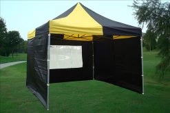 Delta Canopy E Model 10'x10' Black Yellow - Pop Up Tent Pop Up Tents 7 Delta Canopy E Model 10'x10' Black Yellow - Pop Up Tent Pop Up Tents