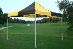Delta Canopy E Model 10'x10' Black Yellow - Pop Up Tent Pop Up Tents