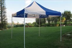 Delta Canopy F Model 10'x10' Blue White - Pop Up Tent Pro Pop Up Tents
