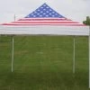 Delta Canopy E Model 10'x10' American Flag - Pop Up Tent