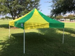 Delta Canopy F Model 10'x10' Green Yellow - Pop Up Tent Pro