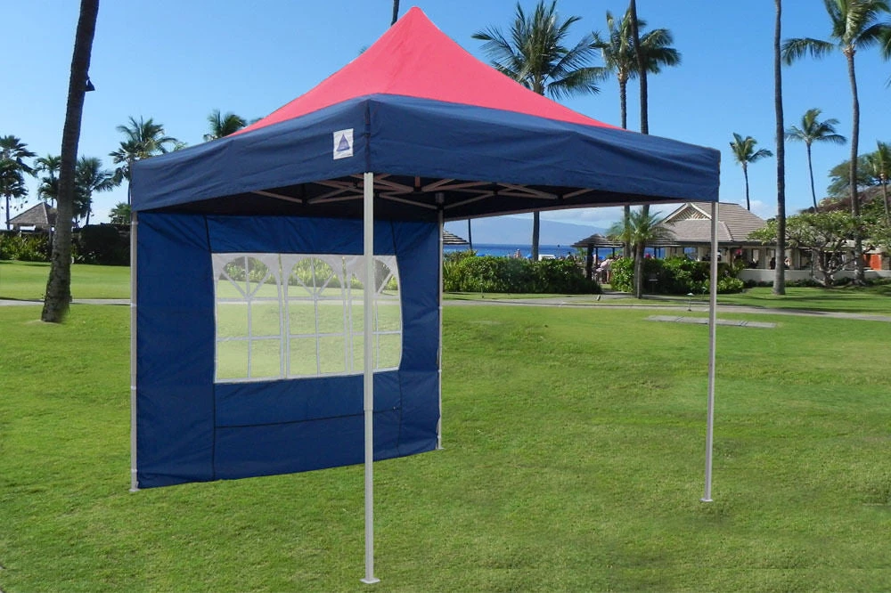 Delta Canopy E Model 10'x10' Navy Blue Red - Pop Up Tent Pop Up Tents 2 Delta Canopy E Model 10'x10' Navy Blue Red - Pop Up Tent Pop Up Tents
