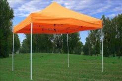 Delta Canopy F Model 10'x10' Orange - Pop Up Tent Pro Pop Up Tents