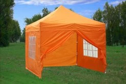 Delta Canopy F Model 10'x10' Orange - Pop Up Tent Pro Pop Up Tents