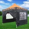 Delta Canopy E Model 10'x10' Orange Flame - Pop Up Tent Pop Up Tents