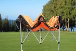 Delta Canopy Pop Up Tents F Model 10'x10' Orange Flame - Pop Up Tent Pro