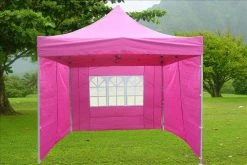 Delta Canopy Pop Up Tents E Model 10'x10' Pink - Pop Up Tent