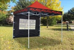 Delta Canopy E Model 10'x10' Red Flame - Pop Up Tent 10 Delta Canopy E Model 10'x10' Red Flame - Pop Up Tent