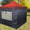 Delta Canopy E Model 10'x10' Red Flame - Pop Up Tent