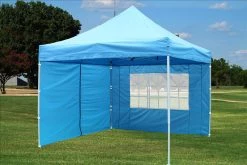 Delta Canopy F Model 10'x10' Sky Blue - Pop Up Tent Pro Pop Up Tents
