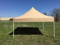 Delta Canopy F Model 10'x10' Tan - Pop Up Tent Pro Pop Up Tents
