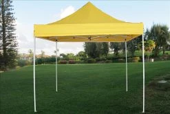 Delta Canopy E Model 10'x10' Yellow - Pop Up Tent Pop Up Tents