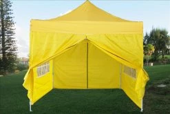 Delta Canopy E Model 10'x10' Yellow - Pop Up Tent Pop Up Tents