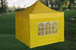 Delta Canopy E Model 10'x10' Yellow - Pop Up Tent Pop Up Tents