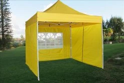 Delta Canopy E Model 10'x10' Yellow - Pop Up Tent Pop Up Tents