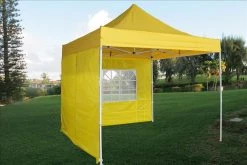 Delta Canopy E Model 10'x10' Yellow - Pop Up Tent Pop Up Tents