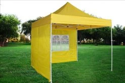 Delta Canopy F Model 10'x10' Yellow - Pop Up Tent Pro