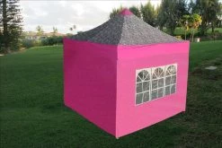 Delta Canopy Pop Up Tents E Model 10'x10' Pink Zebra - Pop Up Tent