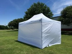 Delta Canopy D/S Model 10'x15' White - Pop Up Tent Canopy Shelter Shade With Weight Bags And Storage Bag