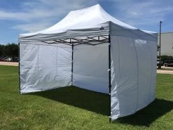 Delta Canopy D/S Model 10'x15' White - Pop Up Tent Canopy Shelter Shade With Weight Bags And Storage Bag