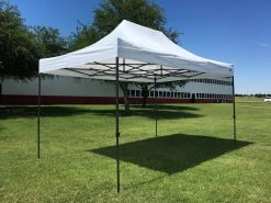 Delta Canopy D Model 10'x15' White - Pop Up Tent Canopy Shelter Shade With Weight Bags And Storage Bag Pop Up Tents