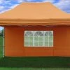 Delta Canopy F Model 10'x15' Burnt Orange - Pop Up Tent Pro