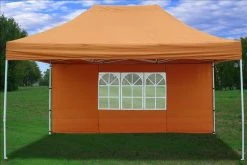 Delta Canopy F Model 10'x15' Burnt Orange - Pop Up Tent Pro