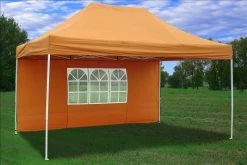 Delta Canopy F Model 10'x15' Burnt Orange - Pop Up Tent Pro