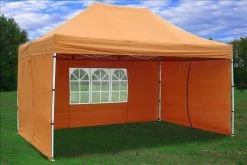 Delta Canopy F Model 10'x15' Burnt Orange - Pop Up Tent Pro