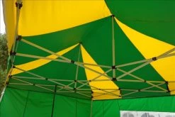 Delta Canopy F Model 10'x15' Green Yellow - Pop Up Tent Pro Pop Up Tents