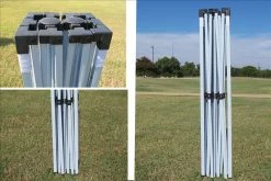 Delta Canopy E Model 10'x15' Black Flame - Pop Up Tent