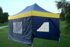 Delta Canopy E Model 10'x15' Navy Blue Yellow - Pop Up Tent Pop Up Tents