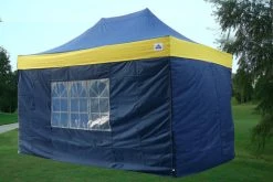 Delta Canopy E Model 10'x15' Navy Blue Yellow - Pop Up Tent Pop Up Tents