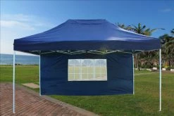Delta Canopy F Model 10'x15' Navy Blue - Pop Up Tent Pro