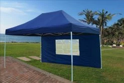 Delta Canopy F Model 10'x15' Navy Blue - Pop Up Tent Pro